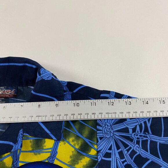 Vintage Spiderman Movie Promo Shirt Toddler Boys Size 4 Button Up Marvel Comics - Picture 10 of 10